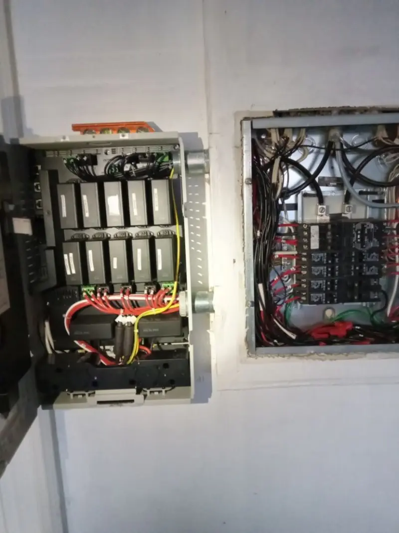 Electrical panel upgrade completed for Security Camera Wiring in Ogallala
